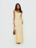 Members Only Maxi Dress Lemon