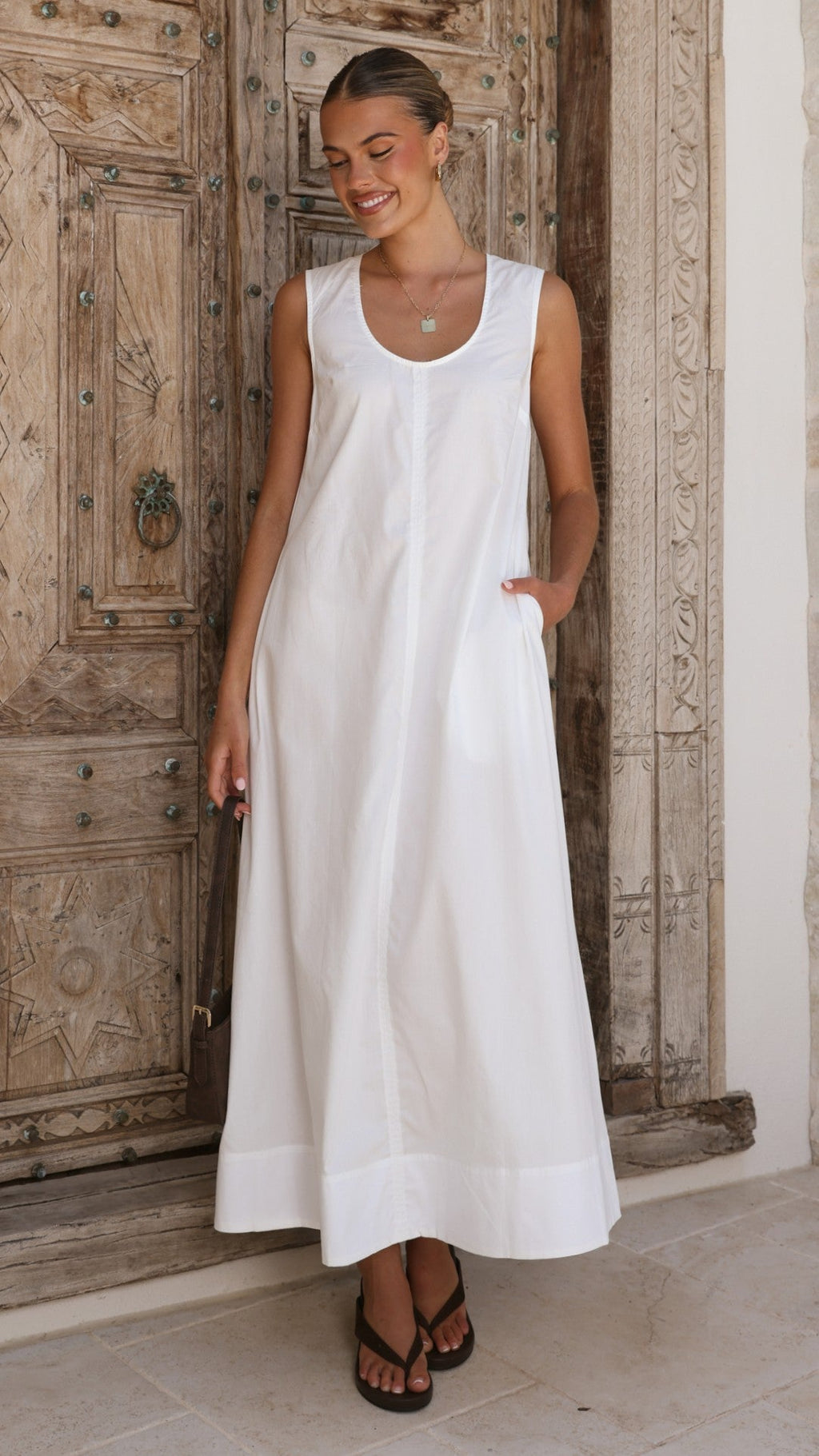 Alex Maxi Dress - White