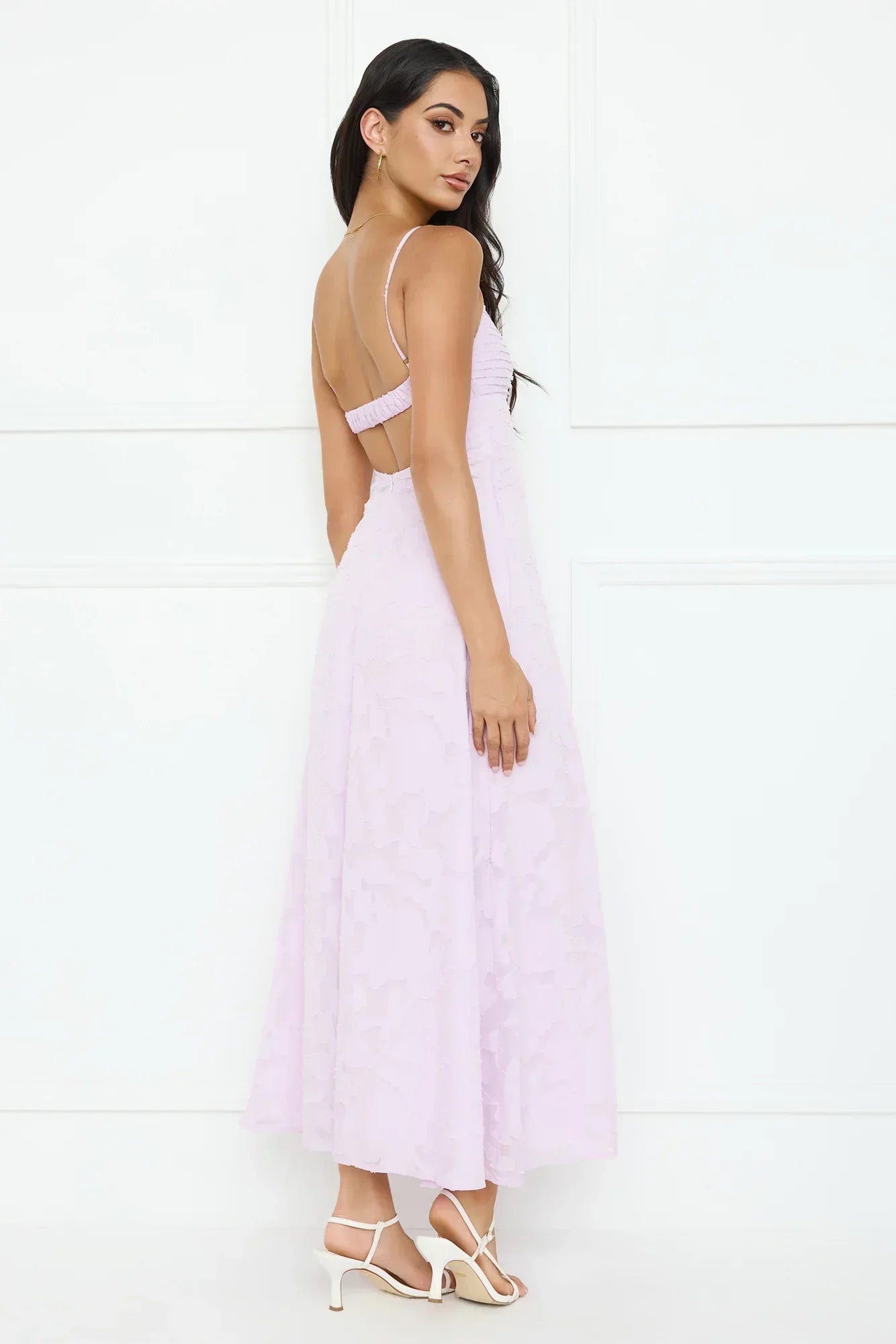 Pine Blossom Maxi Dress Lilac
