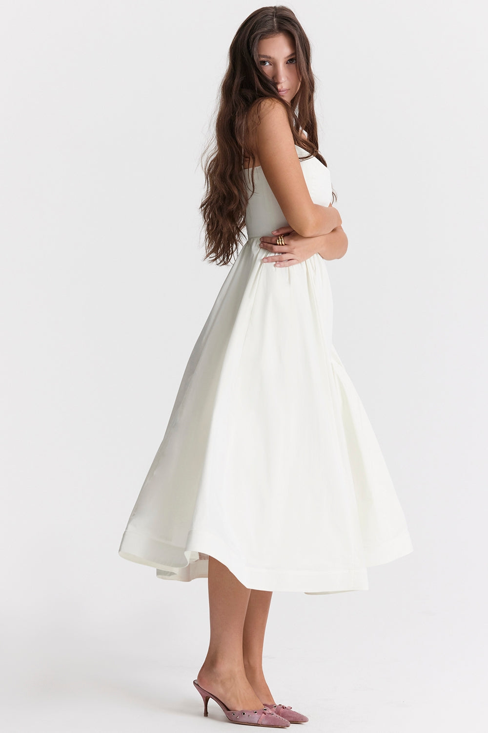 ivory corset sundress