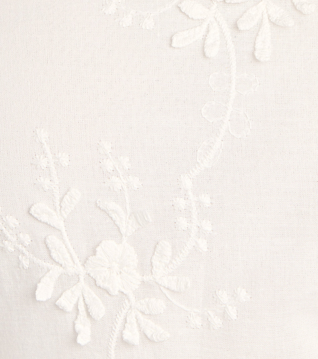 Cottage Charm Eyelet Mini Dress
