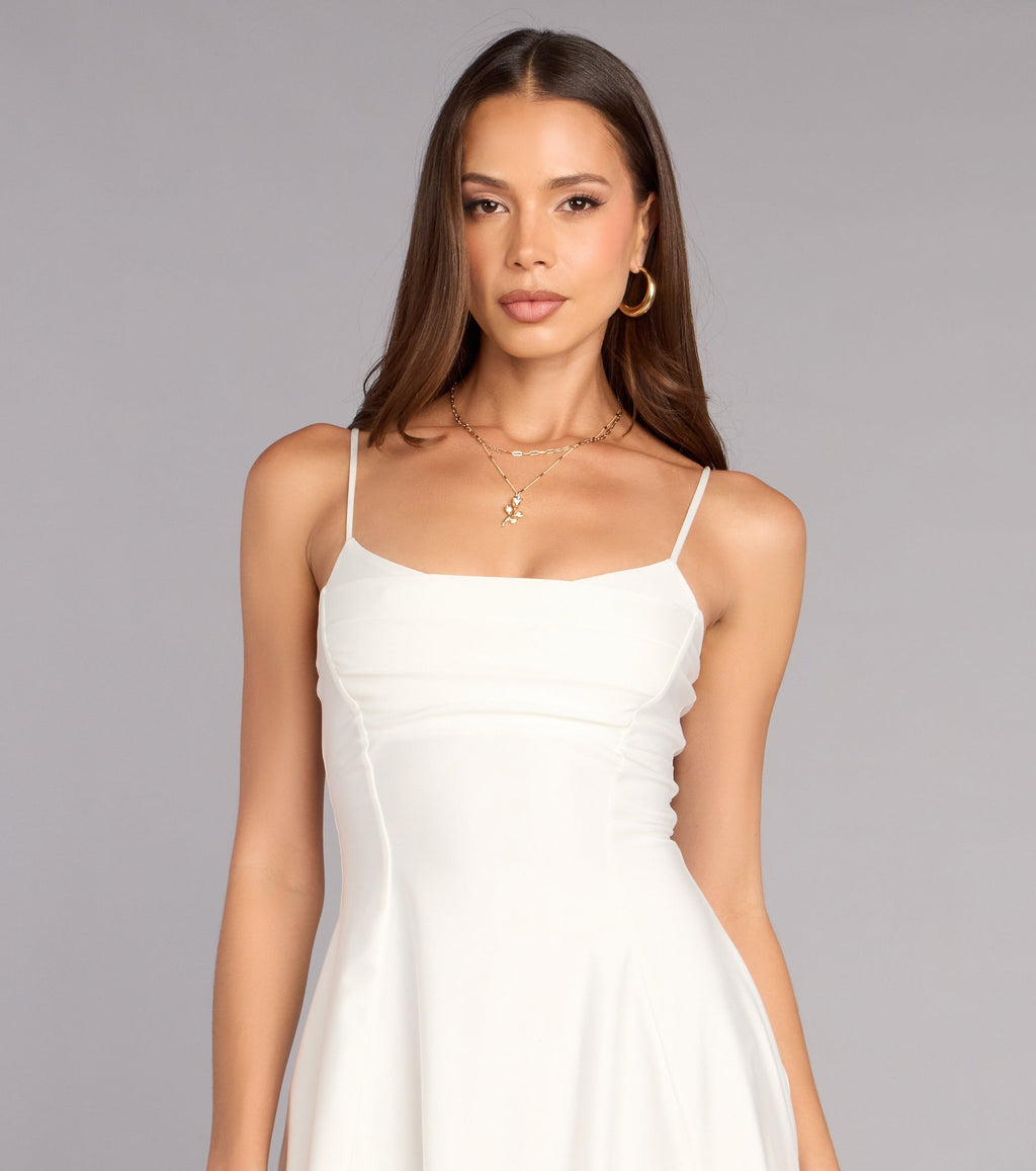 Heartbreaker Hours Cowl Neck Mini Dress