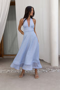 City Lights Calling Maxi Dress Blue
