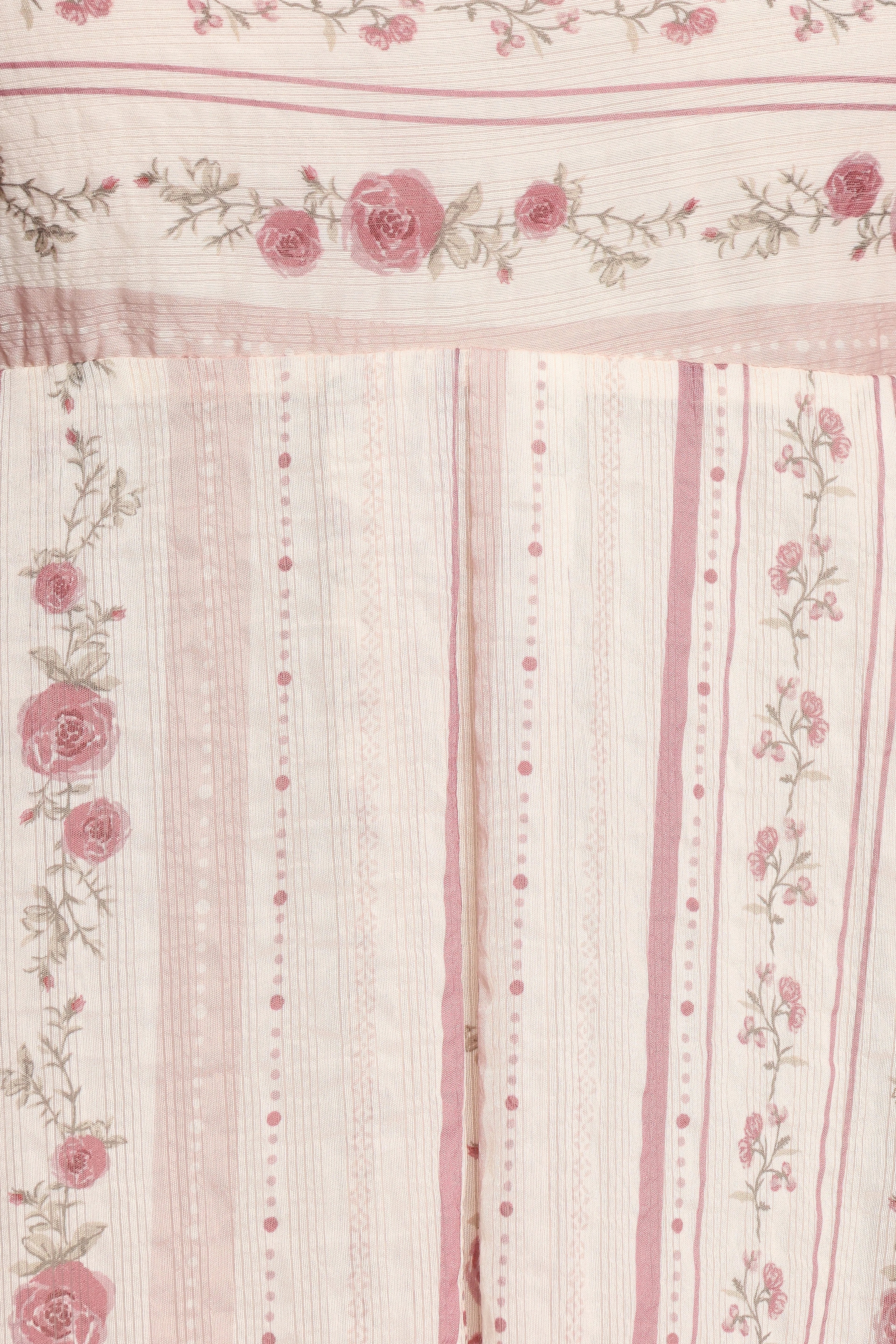 Amaris Maxi Dress - Ivory Mauve Floral