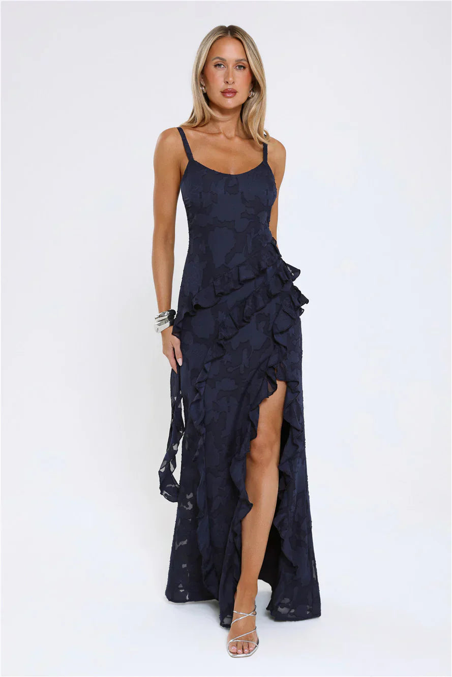 Urban Elegance Maxi Dress Navy
