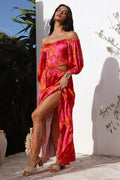 Adventures in Rome Maxi Dress Pink