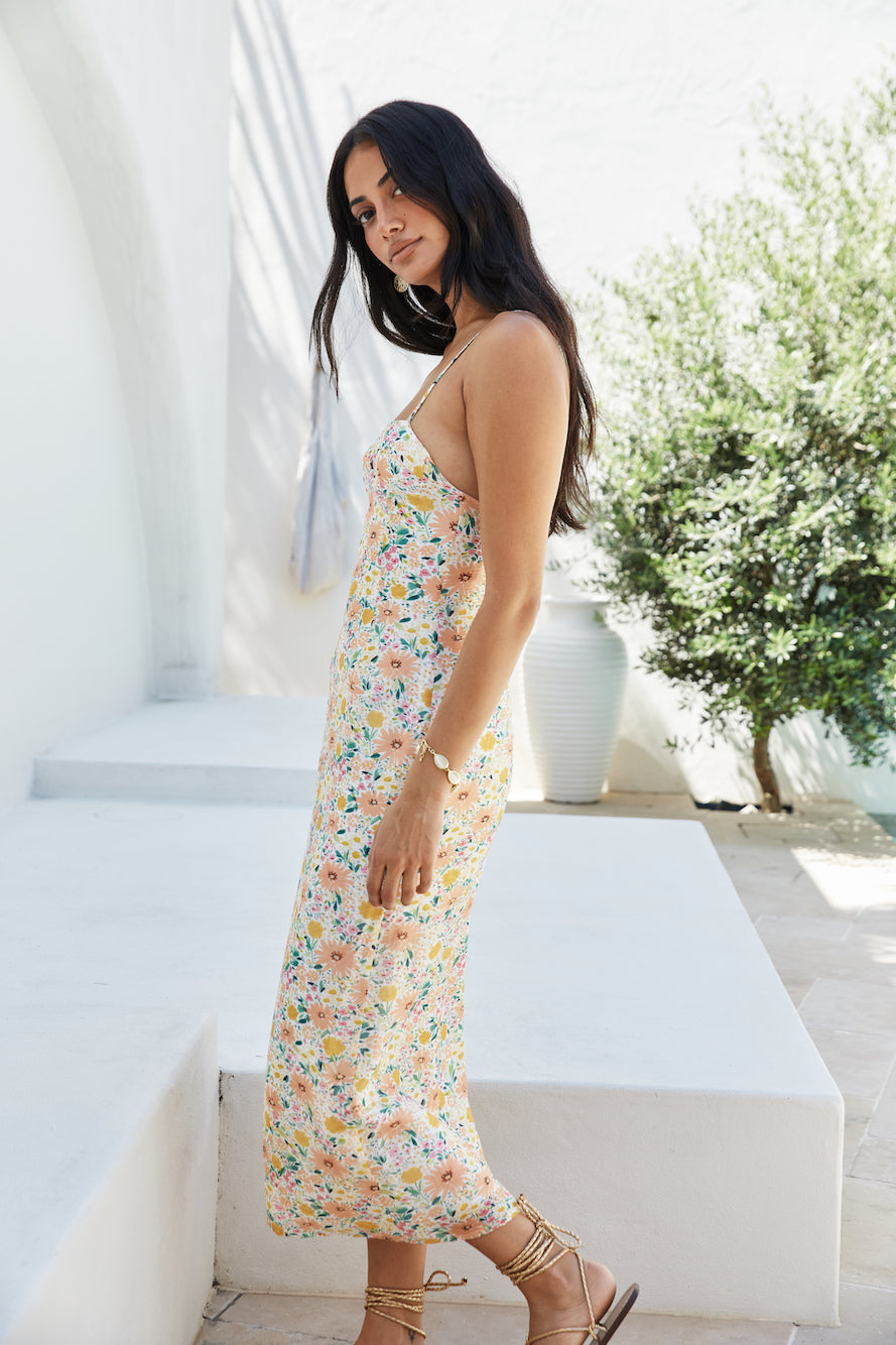 Sunset Promises Midi Dress Orange