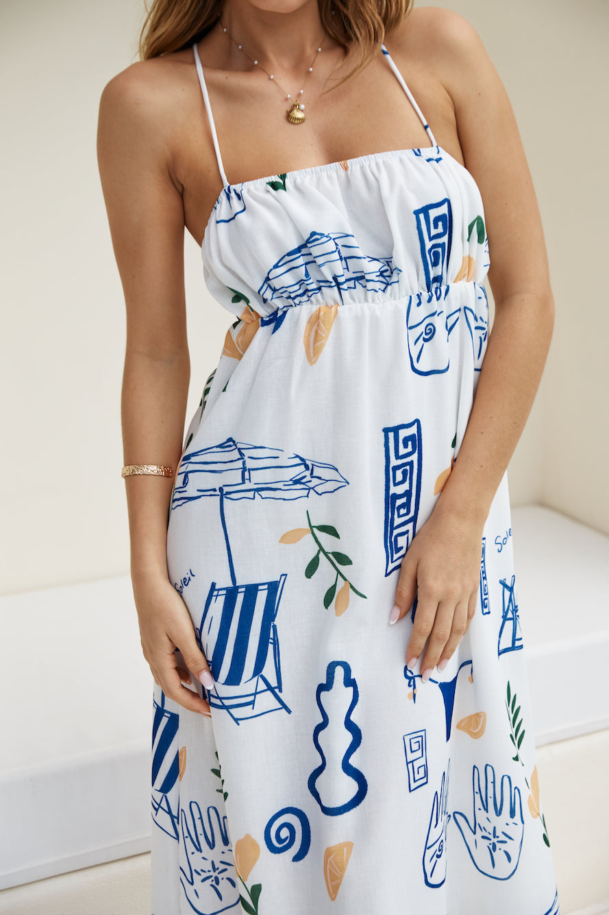 Sunkissed Sites Maxi Dress Blue