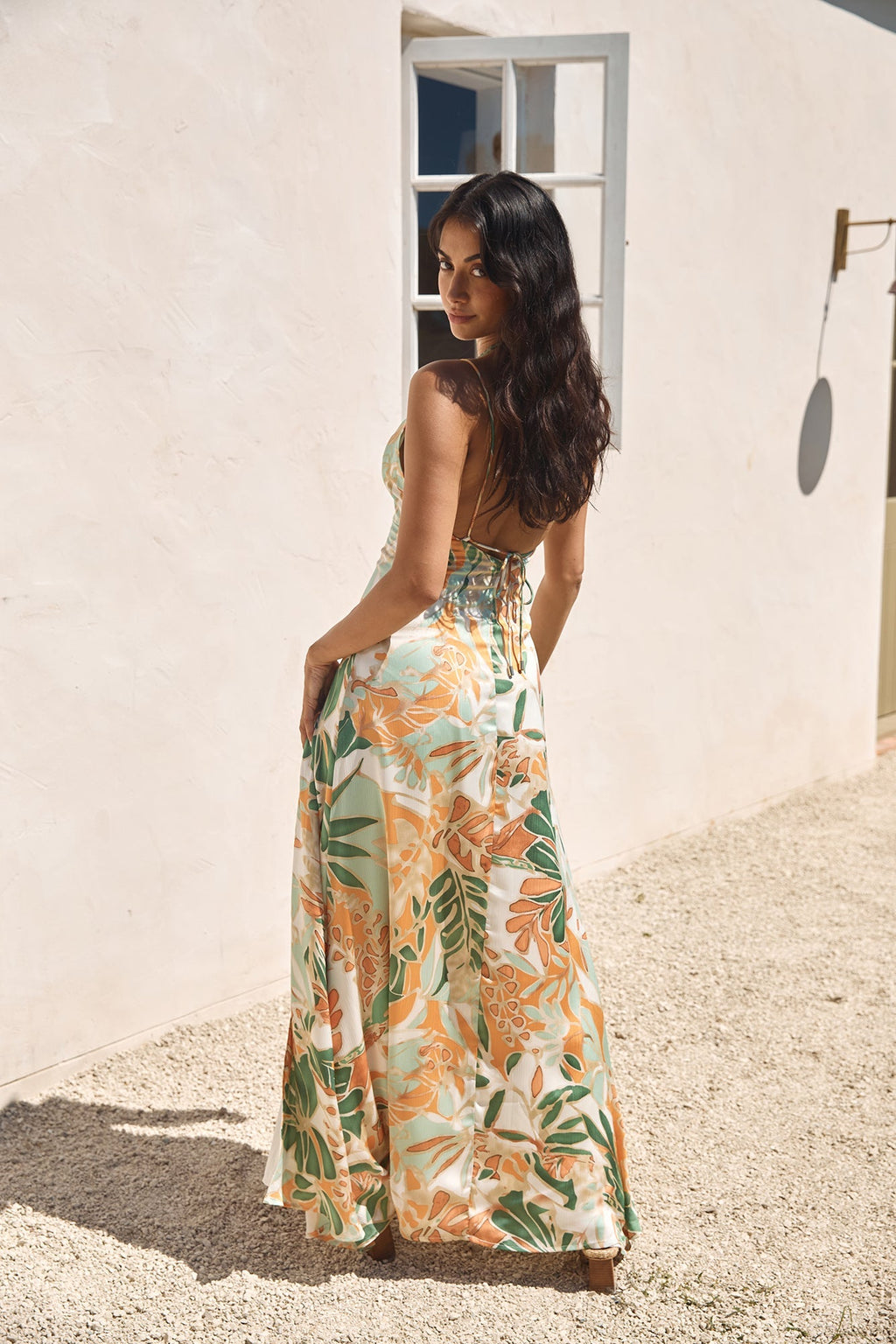 Rainforest Glow Maxi Dress Green