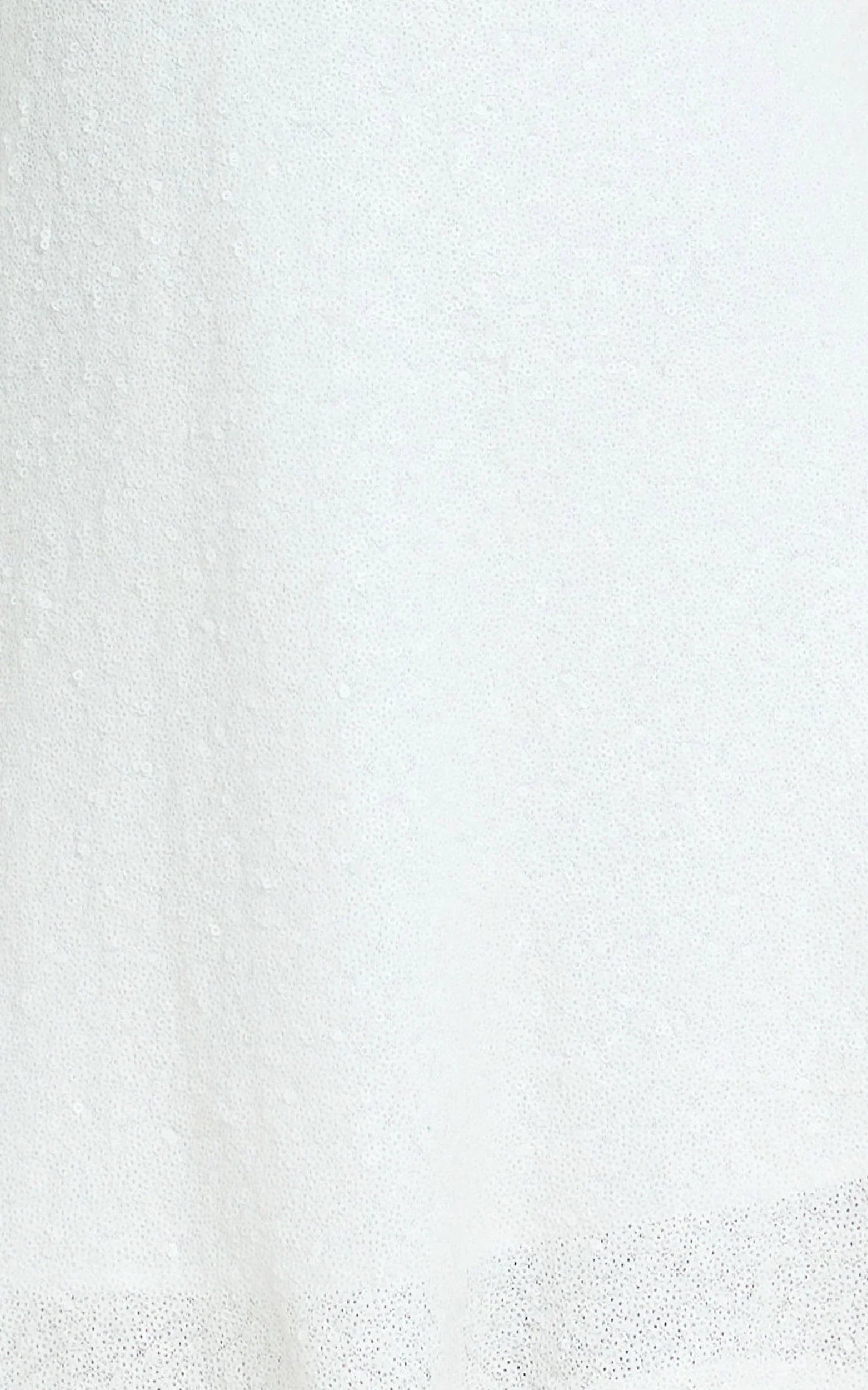 Rowella Mini Dress - Faux Feather Bell Sleeve Dress in White