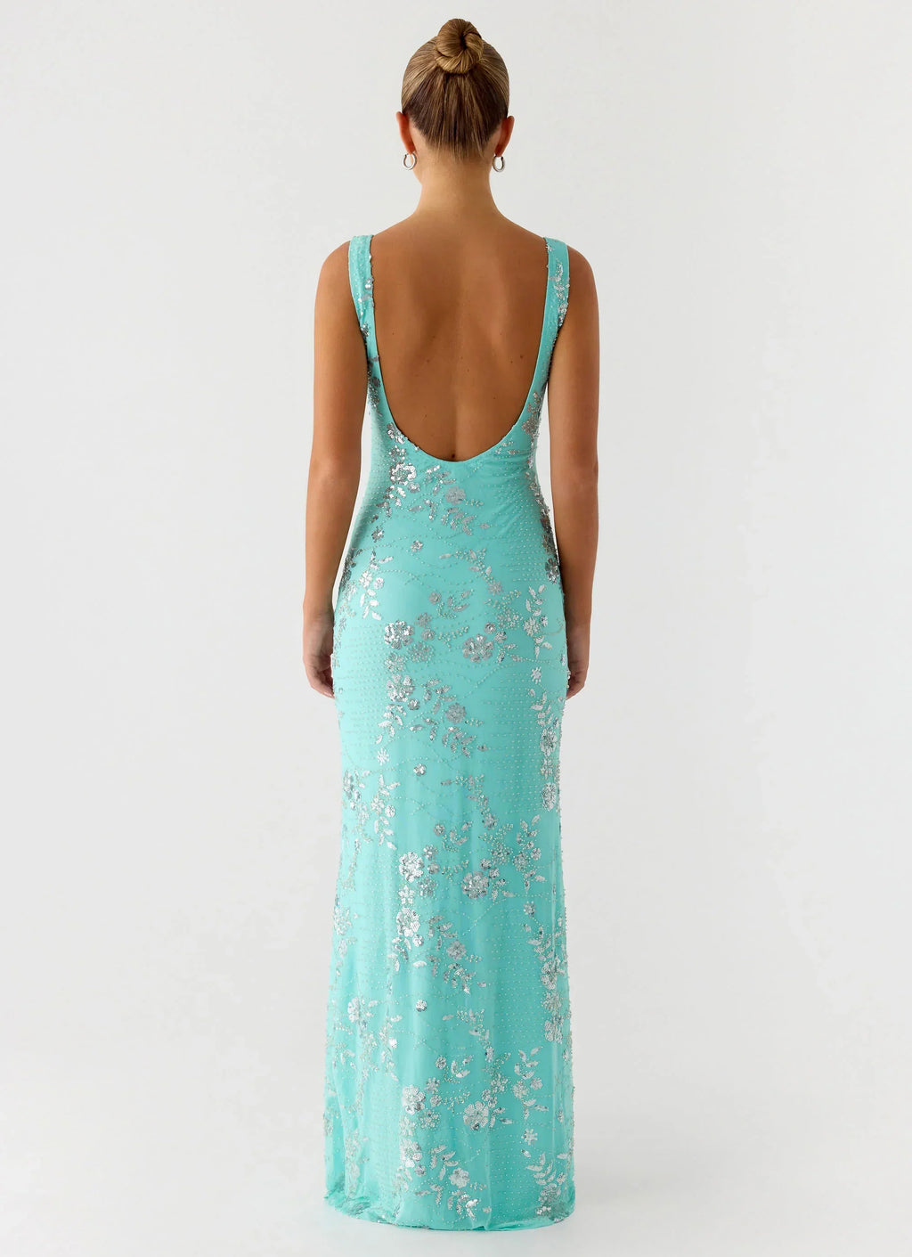 Silvana Maxi Dress - Aqua
