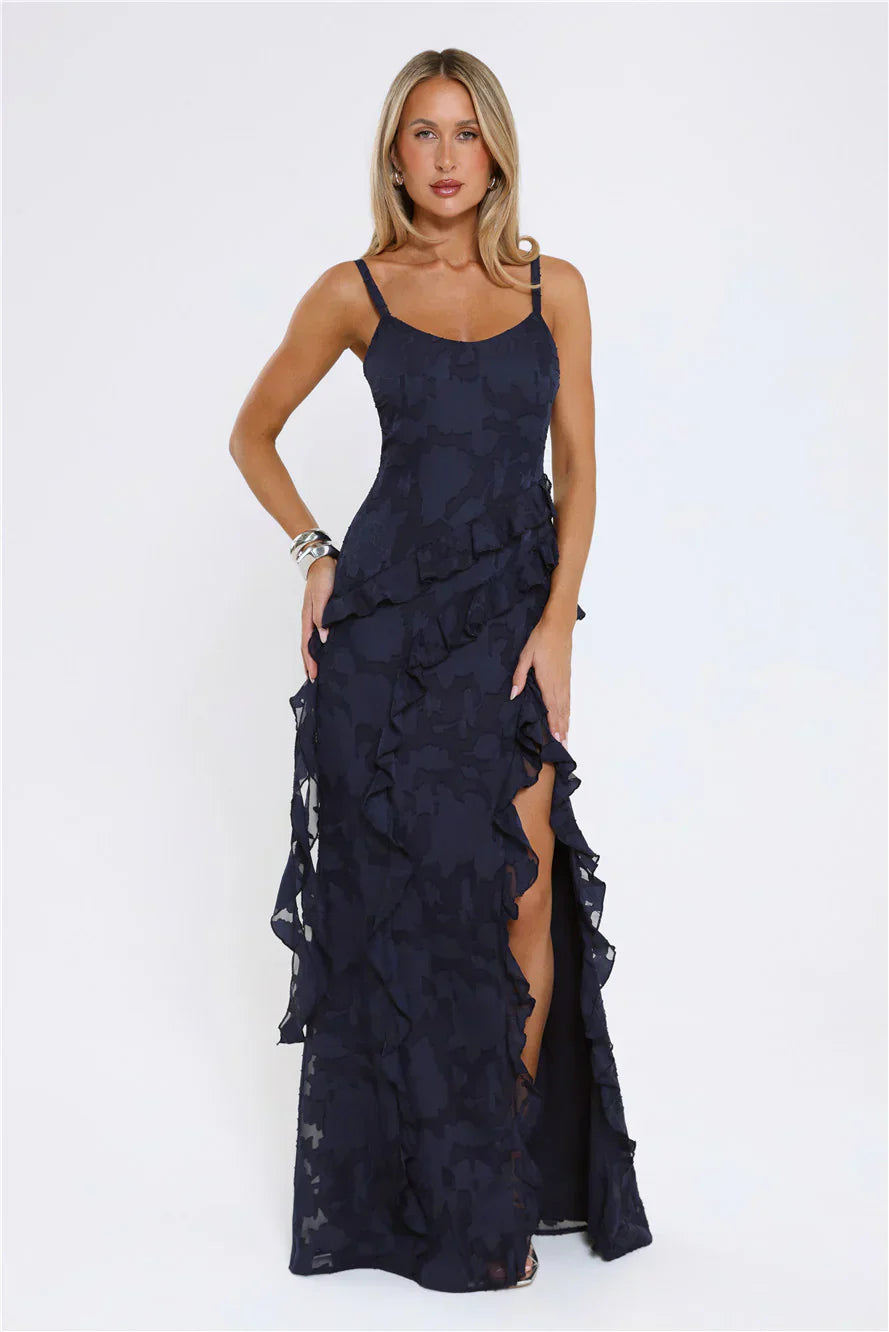 Urban Elegance Maxi Dress Navy