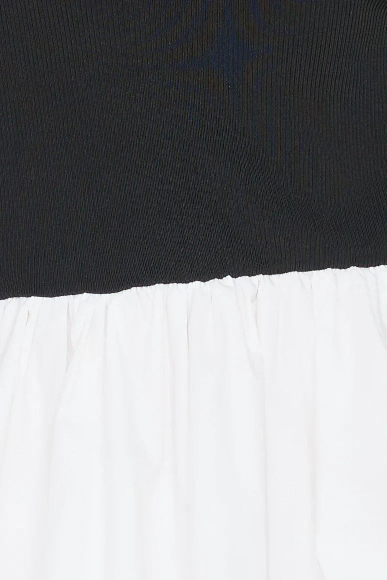 Cotton Clouds One Shoulder Mini Dress White