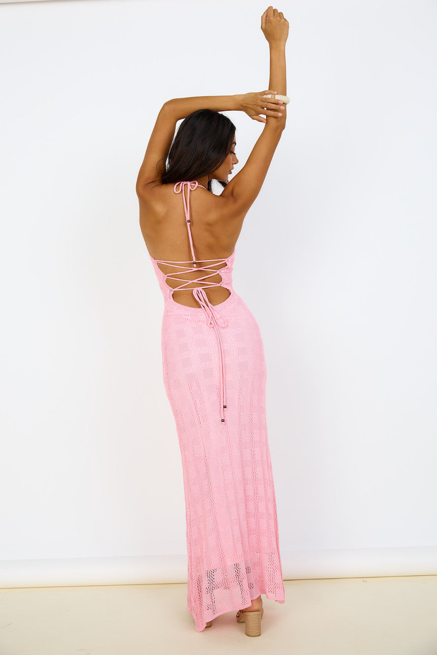 Kombucha Maxi Dress Pink