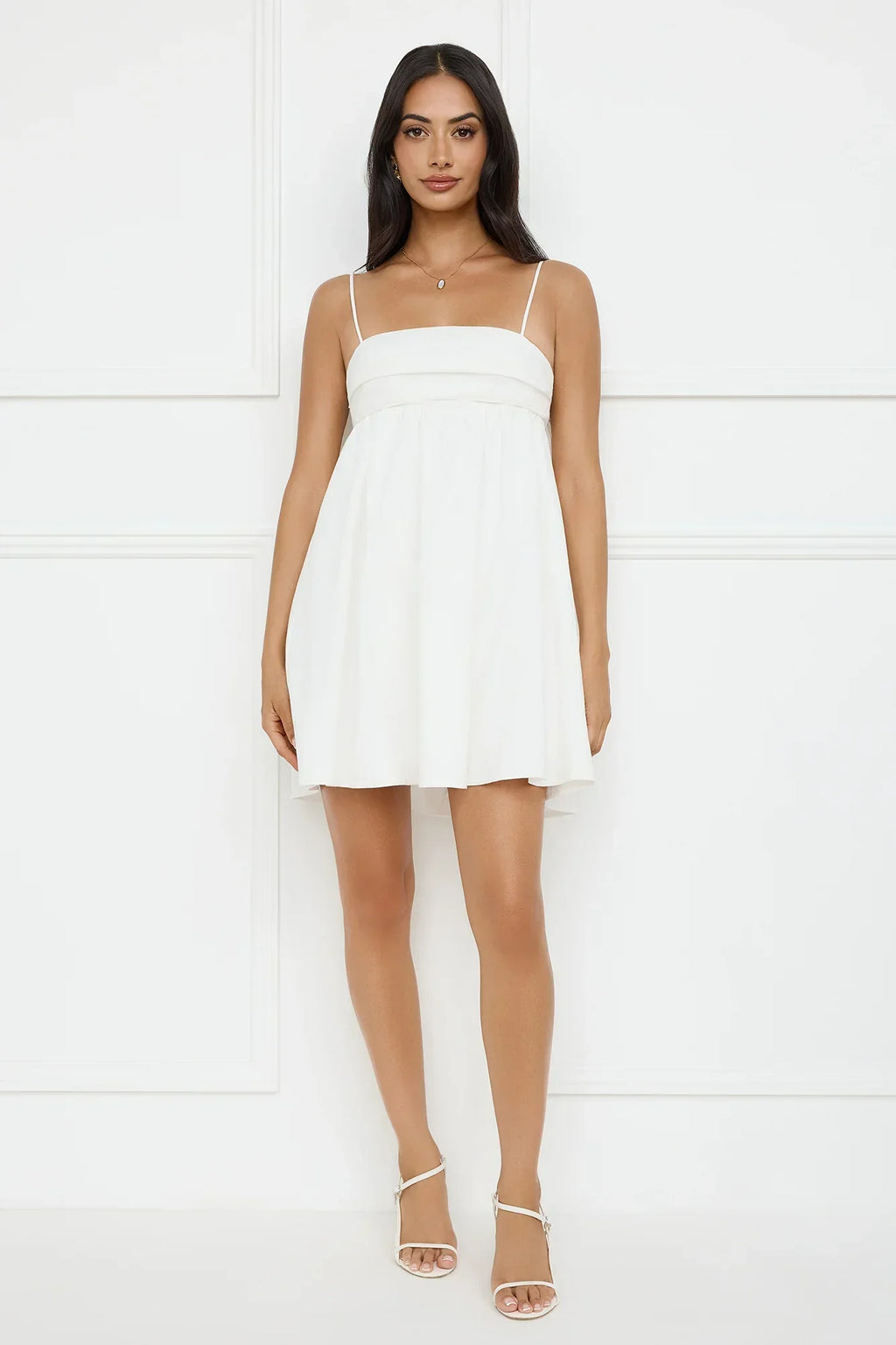 Sands Of Paradise Mini Dress White
