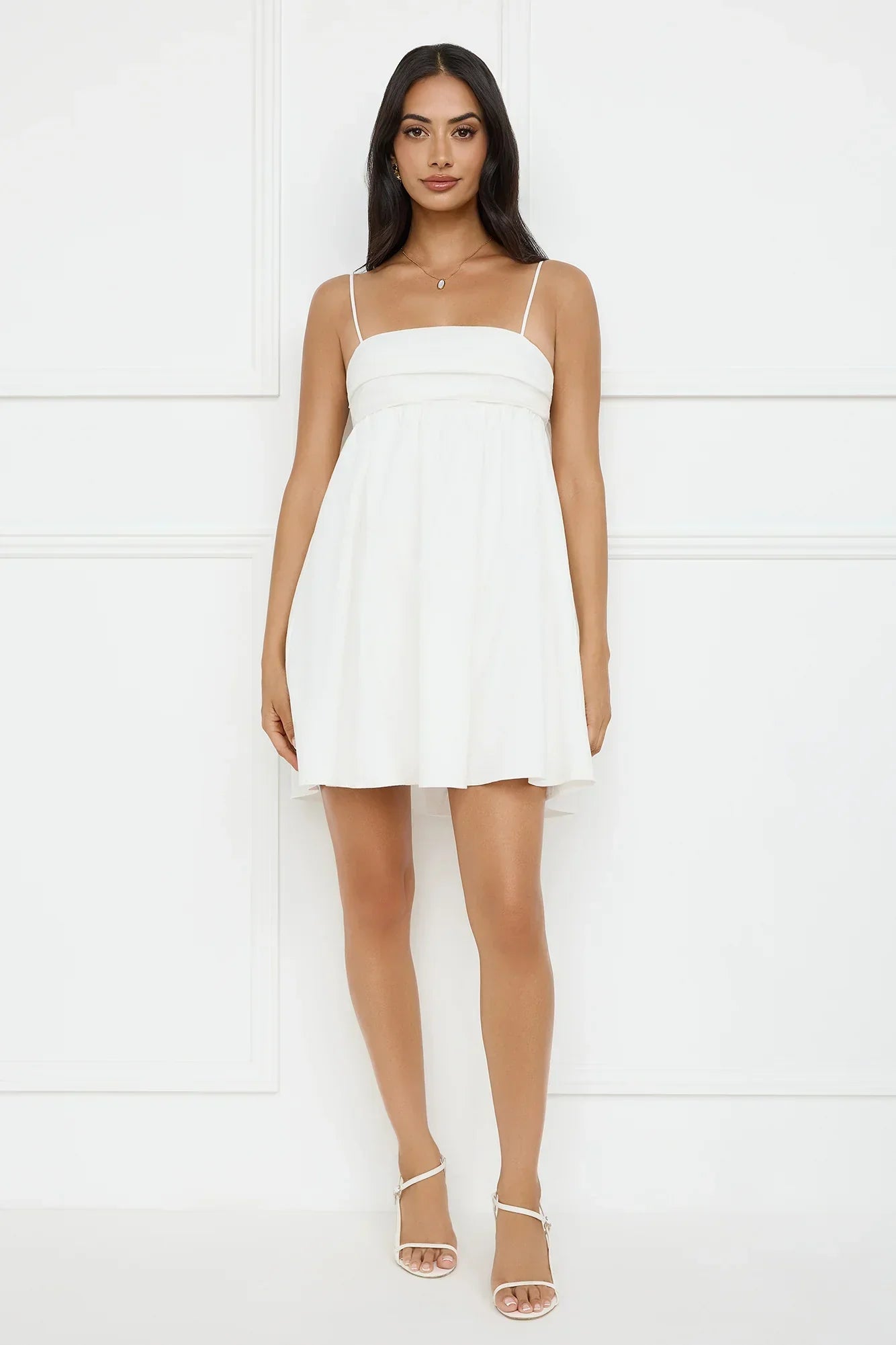 Sands Of Paradise Mini Dress White