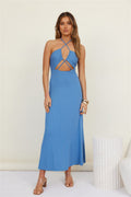 Finer Moments Maxi Dress Blue
