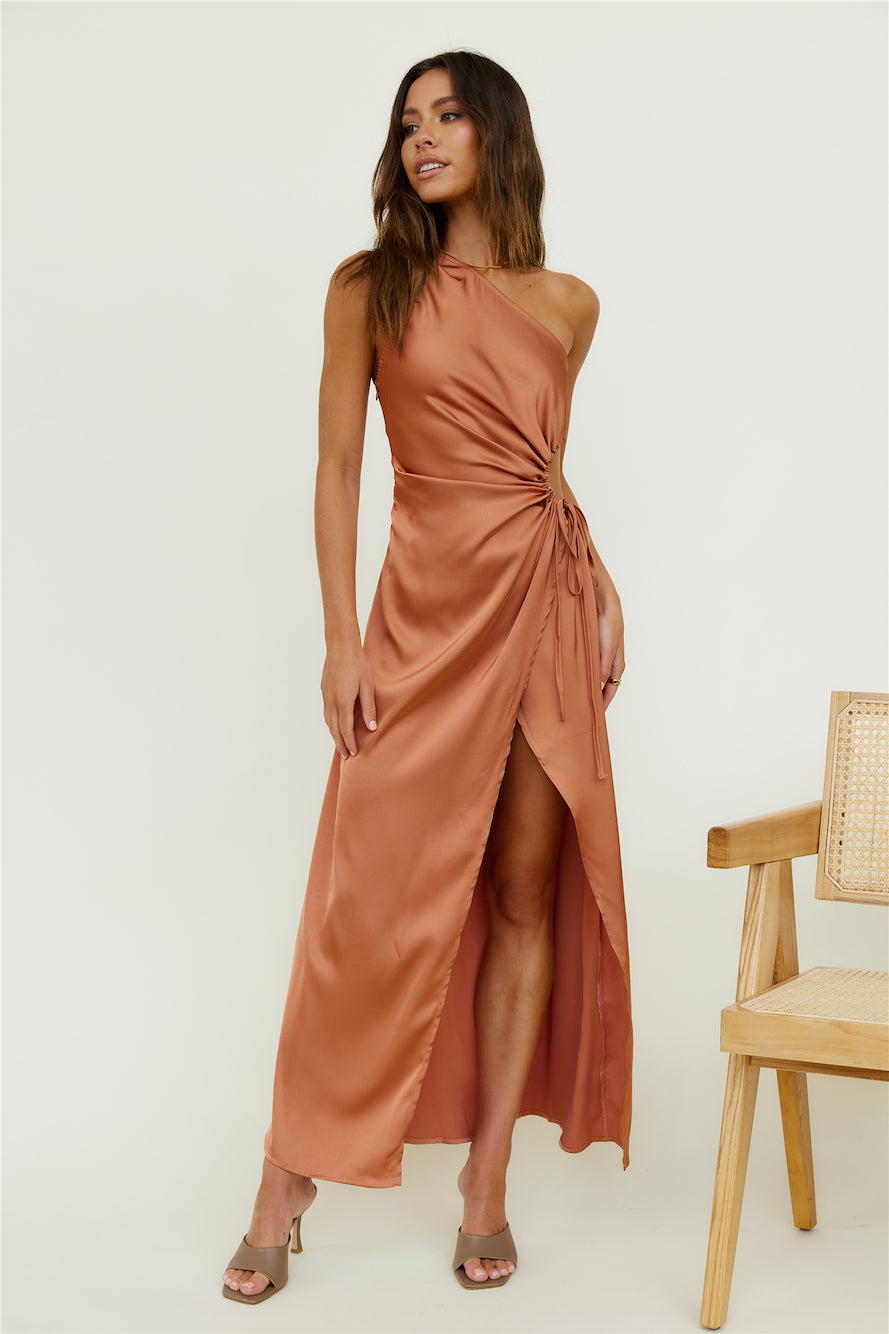Althea Maxi Dress Brown