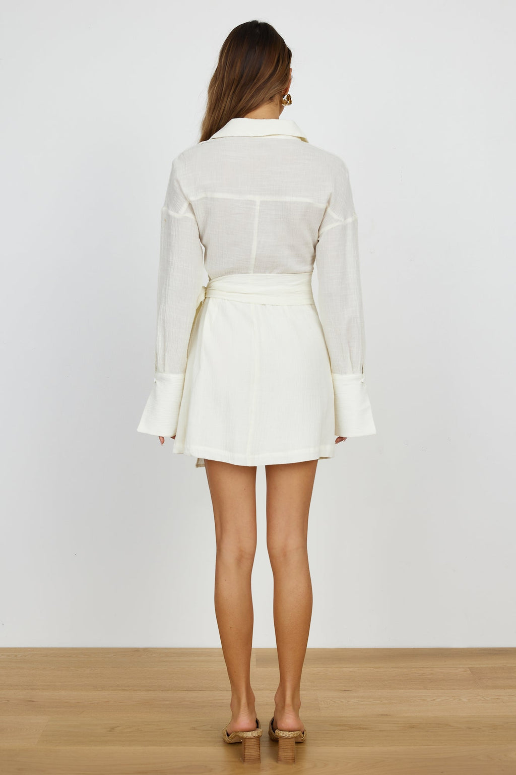 Springtime Blossom Dress Beige