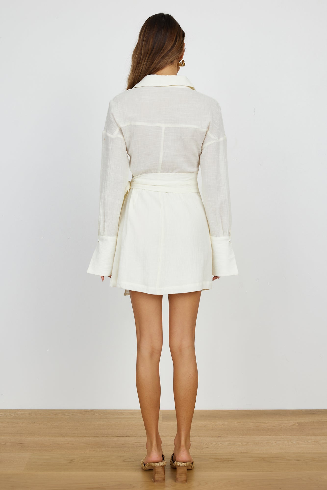 Springtime Blossom Dress Beige
