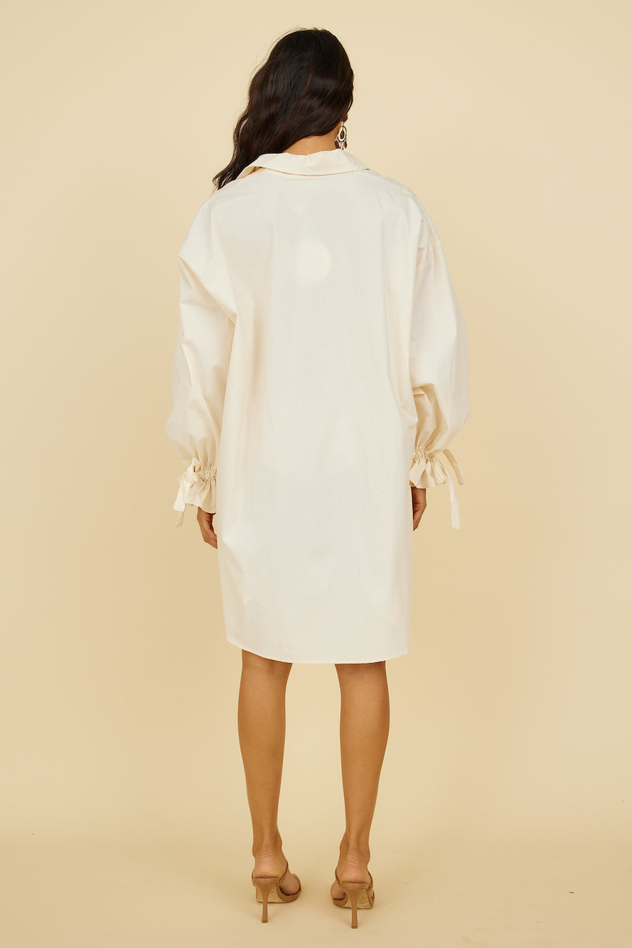Lovely Days Mini Dress Cream