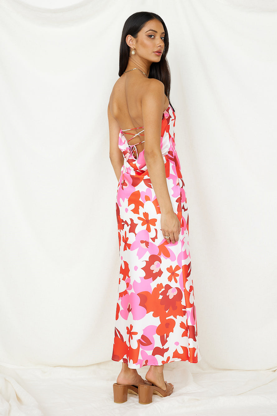 Make You Smile Maxi Dress Pink
