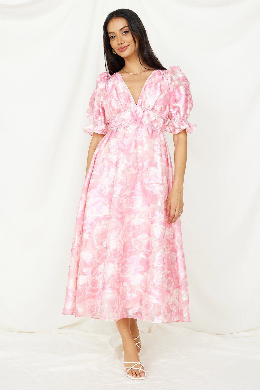 My Juliet Midi Dress Pink
