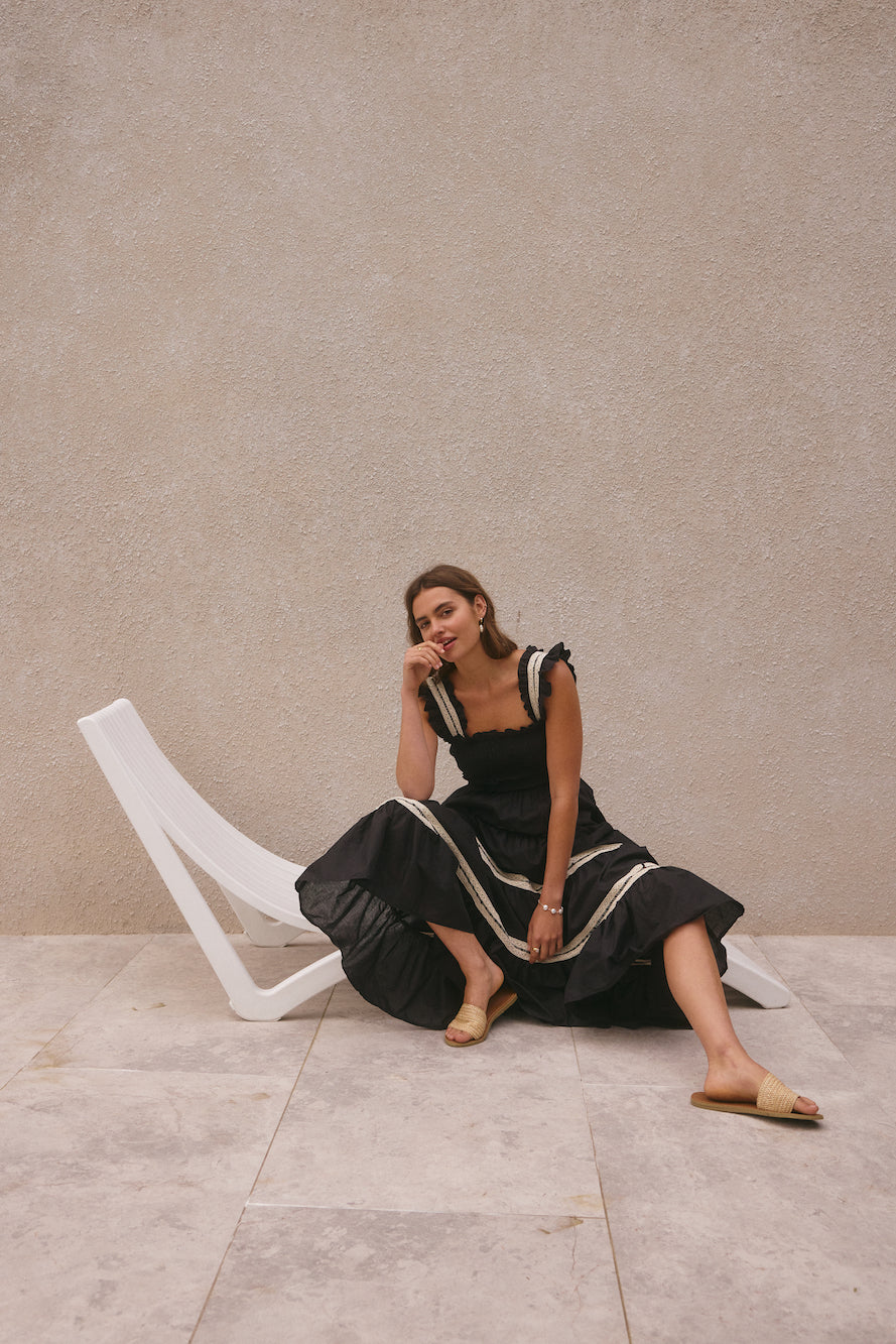 Monica Maxi Dress Black