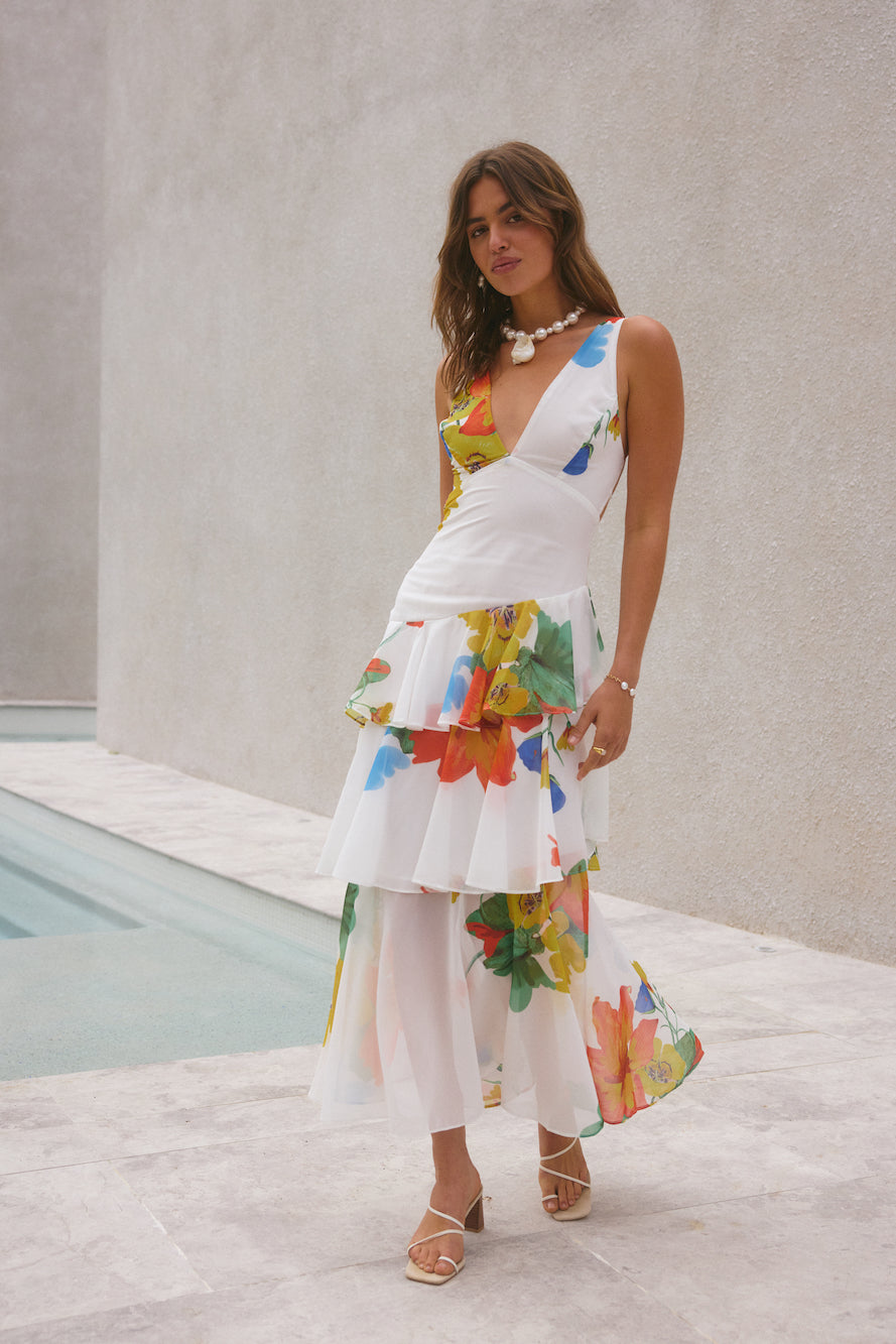 Floral Dreams Maxi Dress Multi