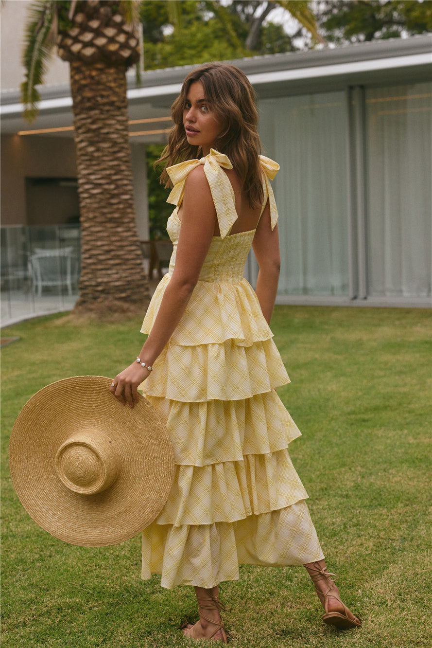 Dalia Maxi Dress Yellow