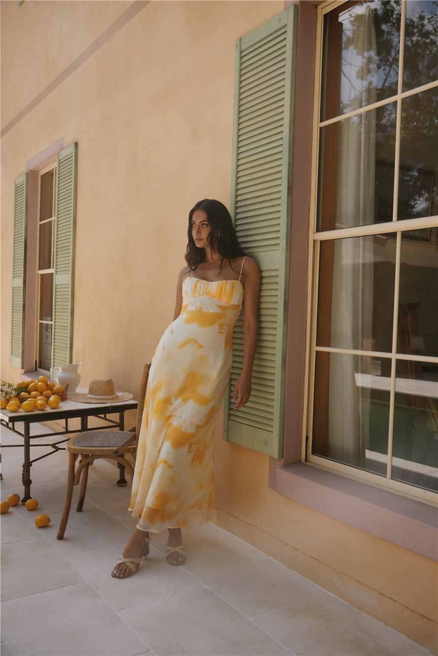 Golden Hour Maxi Dress Yellow