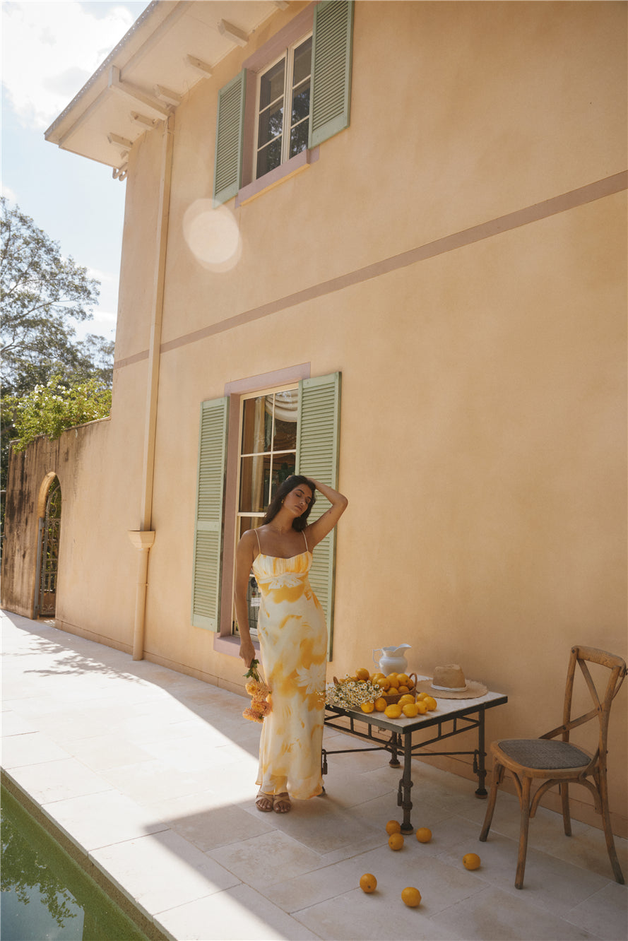 Golden Hour Maxi Dress Yellow