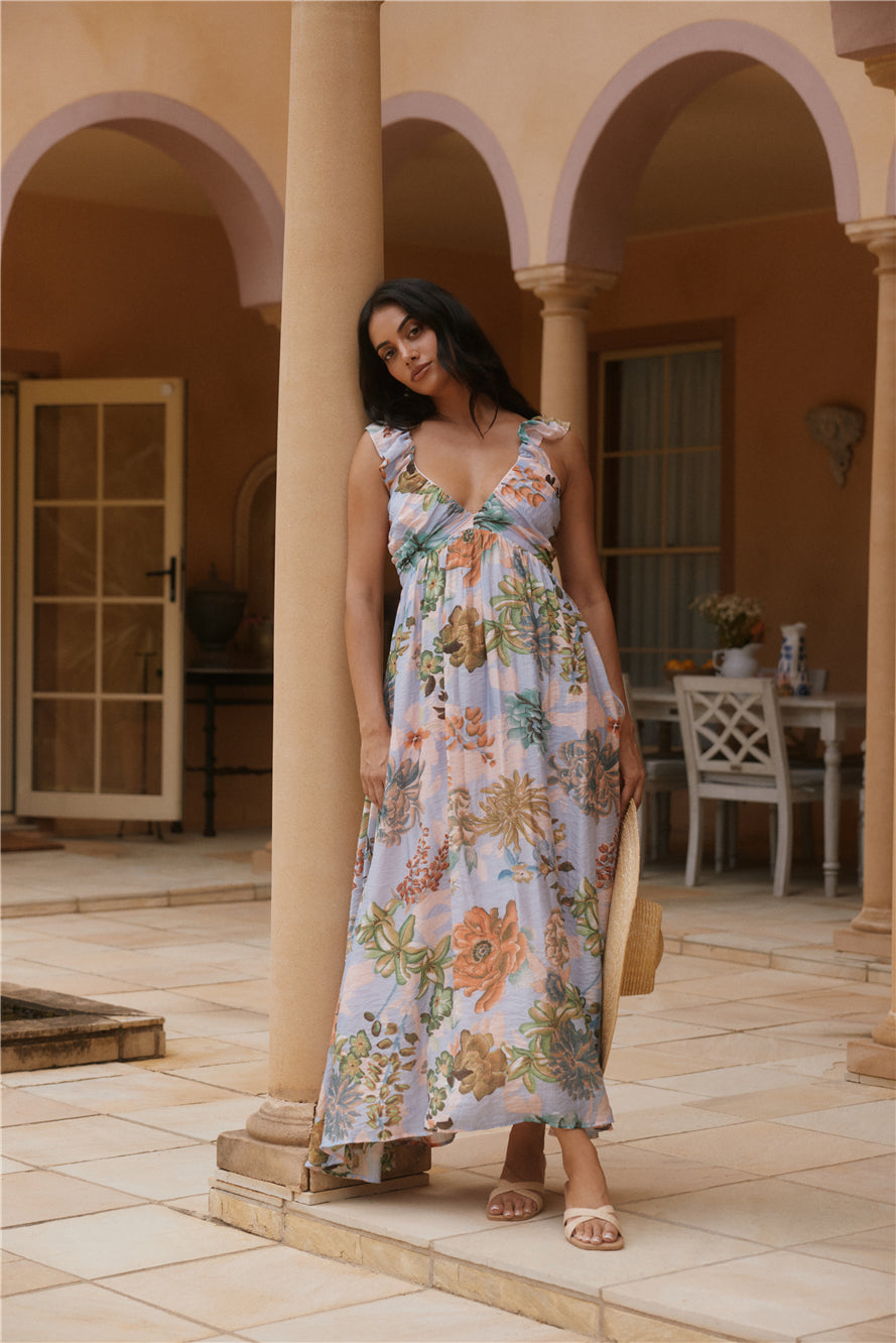 Tropical Bloom Maxi Dress  Floral