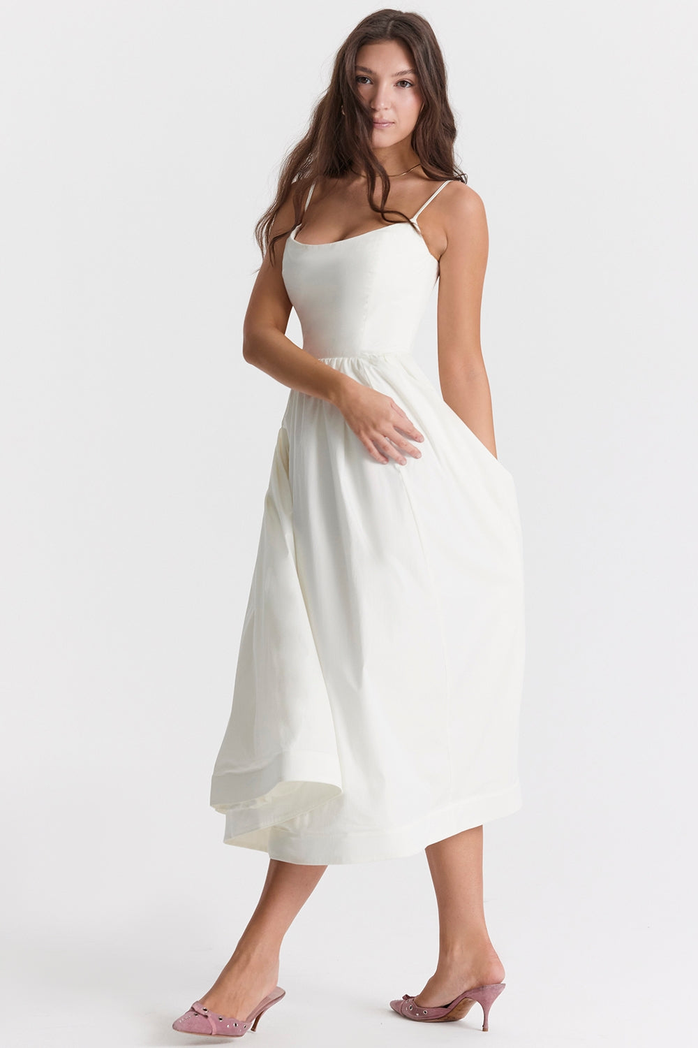 ivory corset sundress