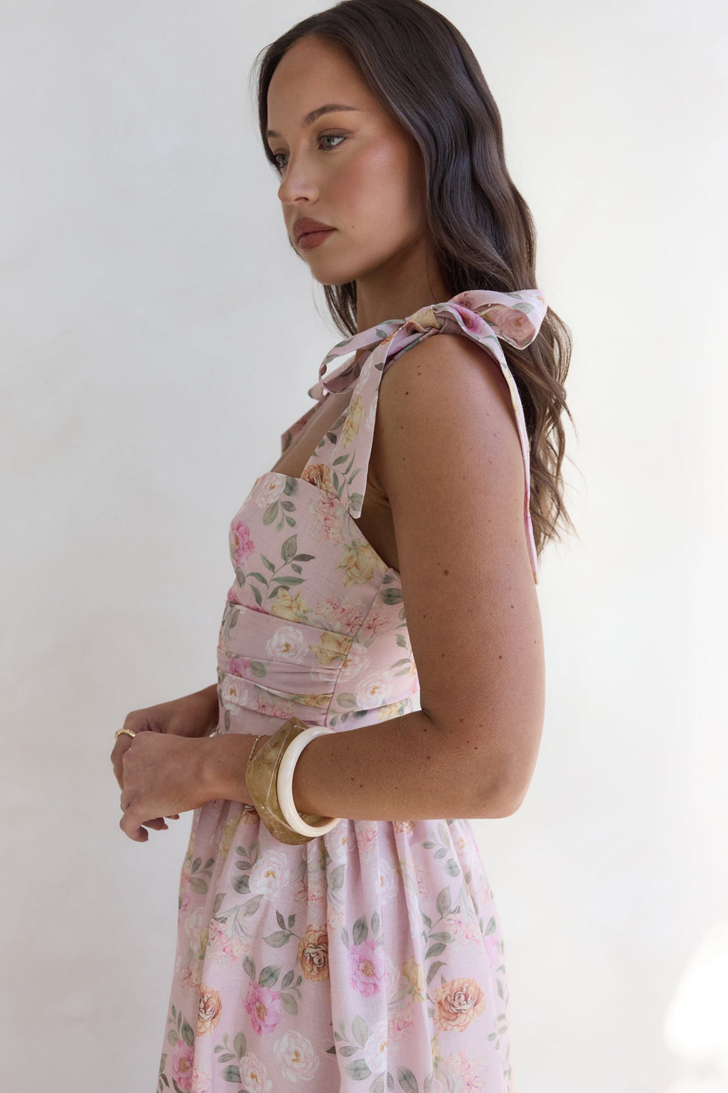 Sunflower Swing Maxi Dress Pink
