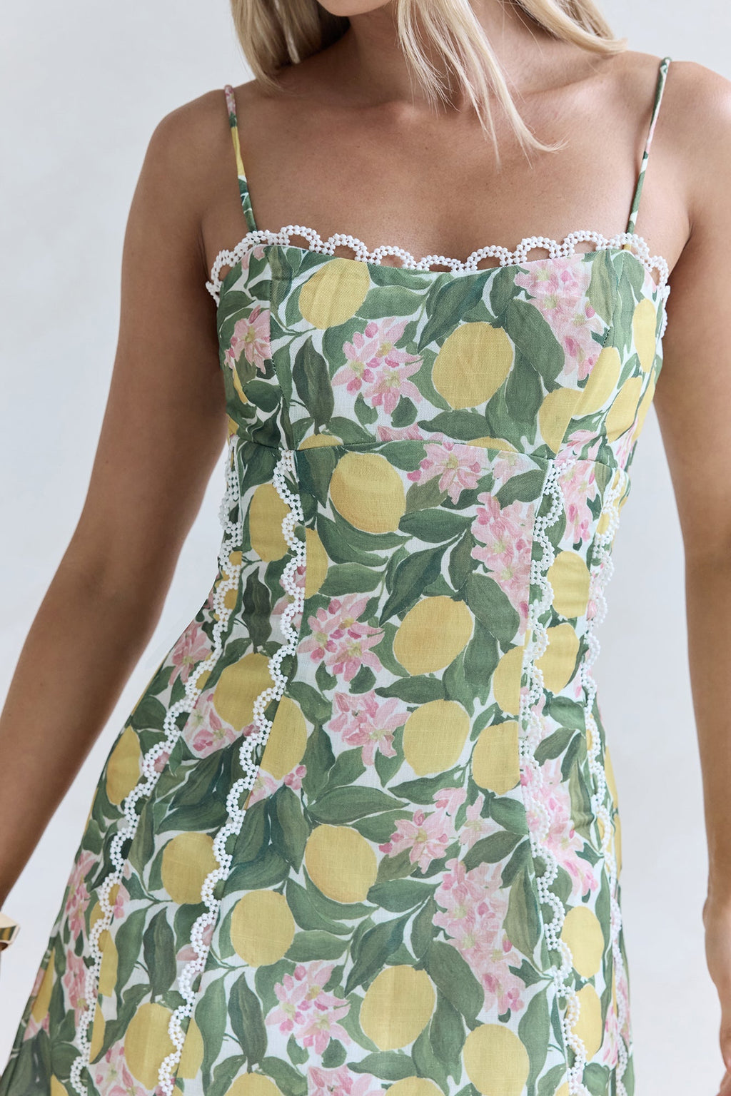 Sweet Citrine Mini Dress Green