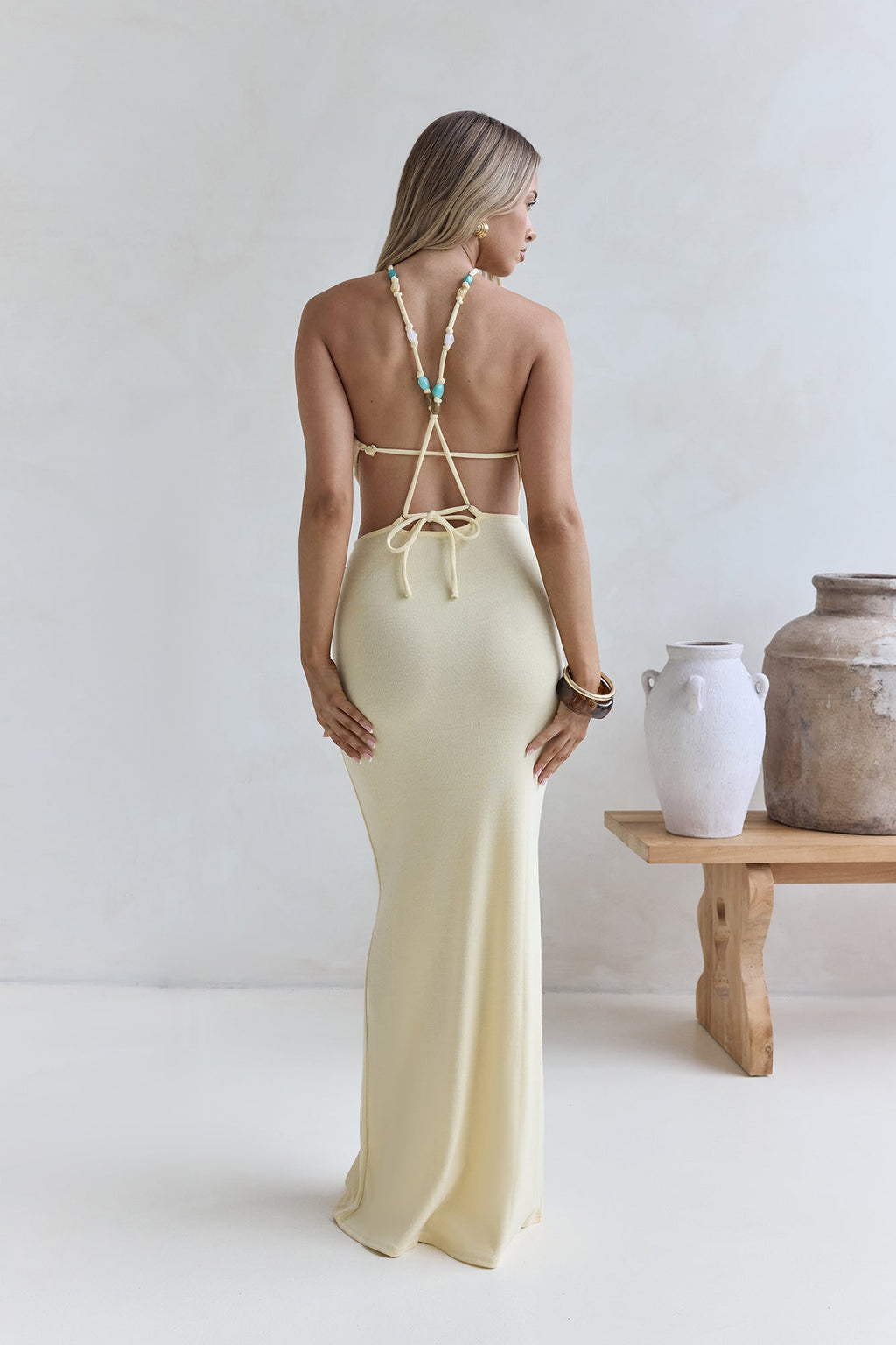 Tropiluxe Maxi Dress Yellow