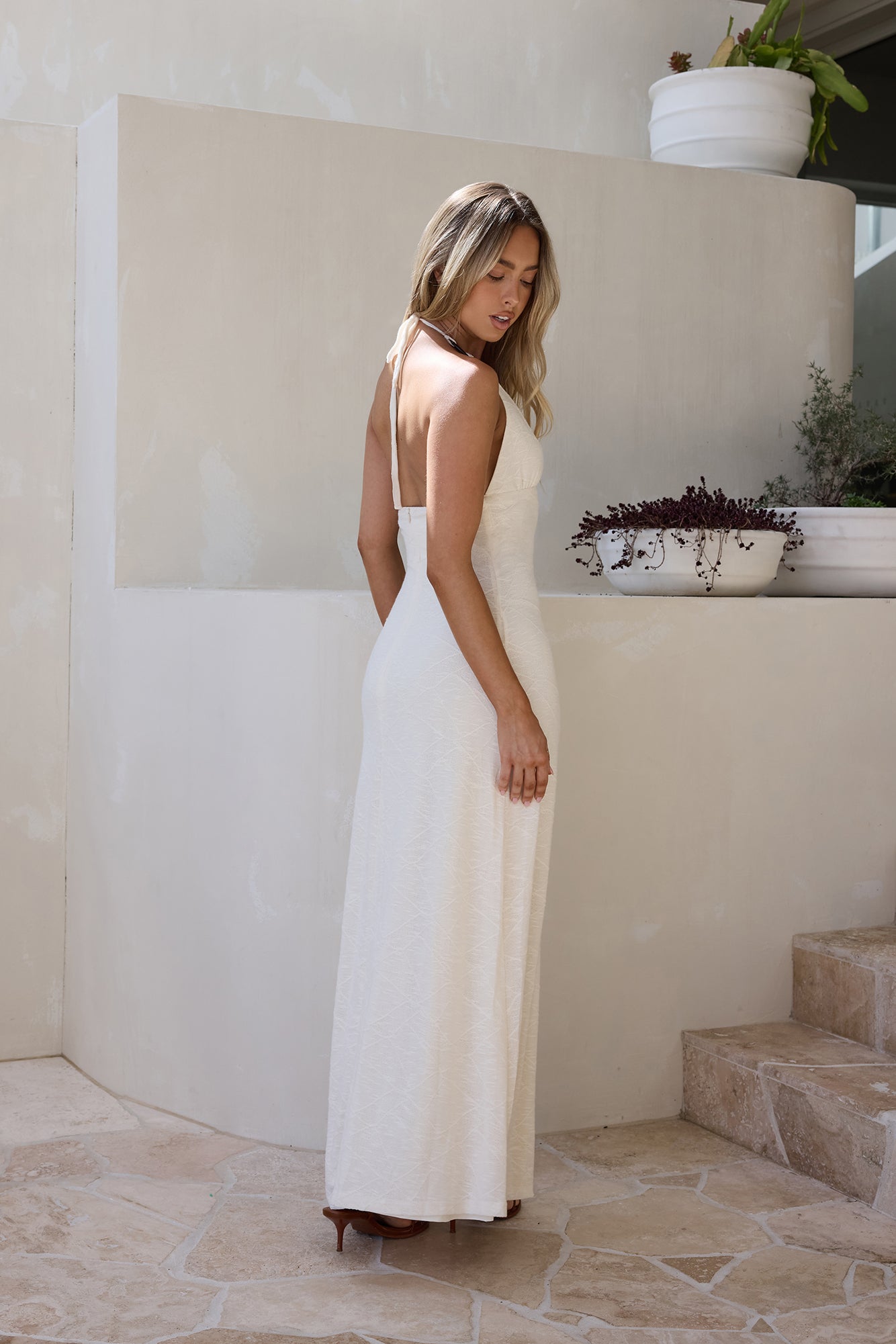 Adano Maxi Dress Beige