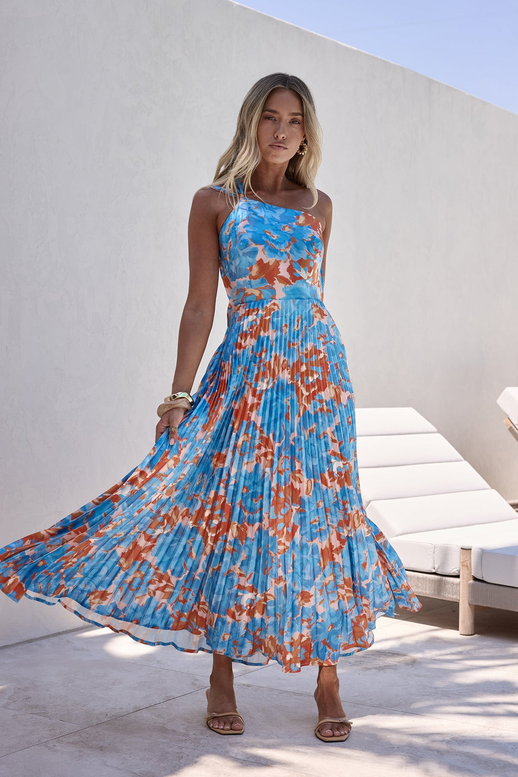 Ready Or Not Maxi Dress Blue