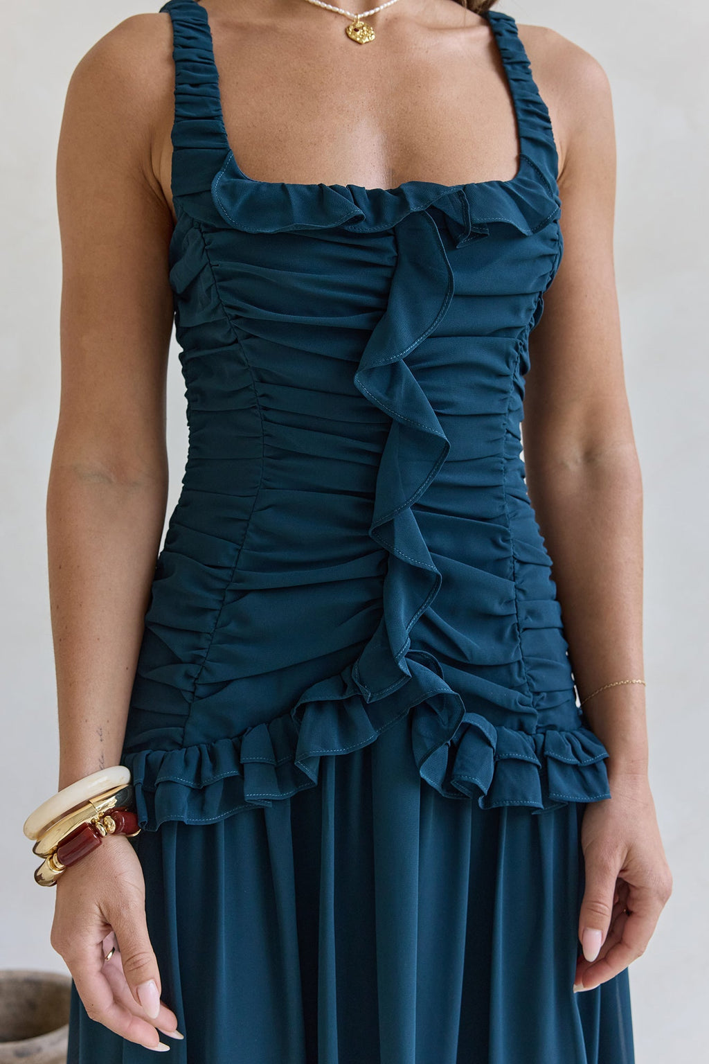 Shoreline Luxe Maxi Dress Green