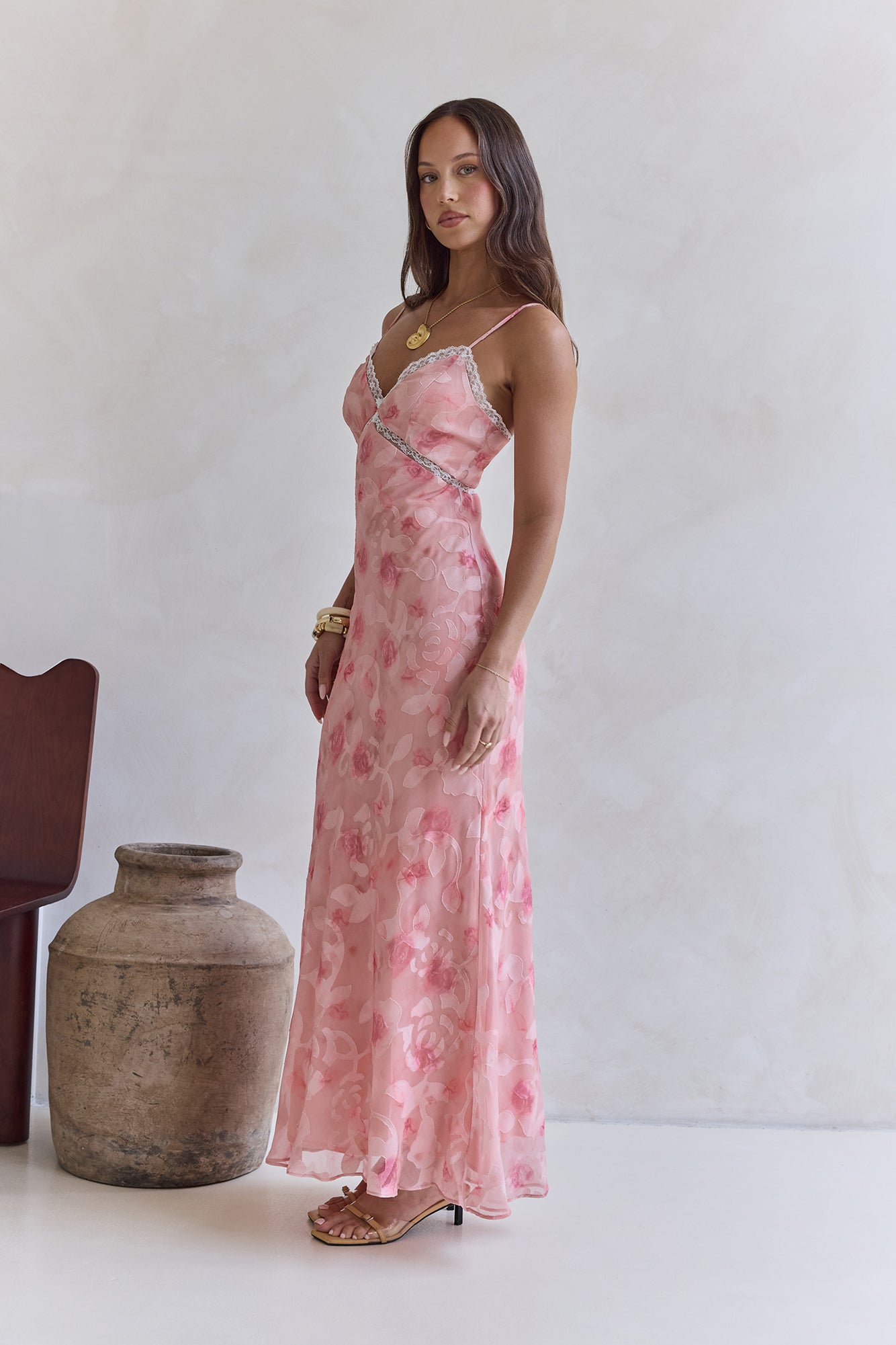 Harmonious Days Maxi Dress Pink