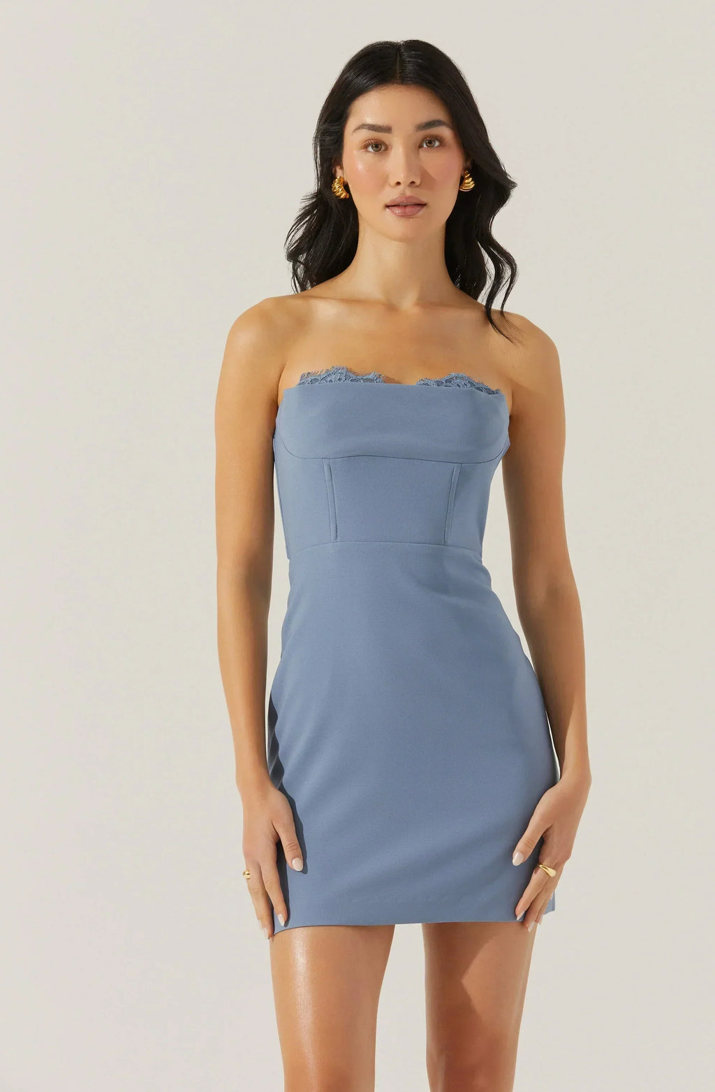 Melani Lace Peekaboo Dress