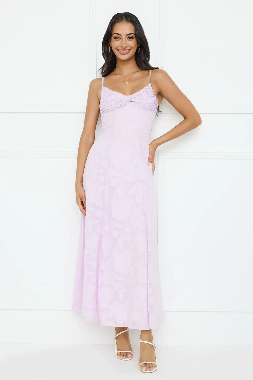 Pine Blossom Maxi Dress Lilac