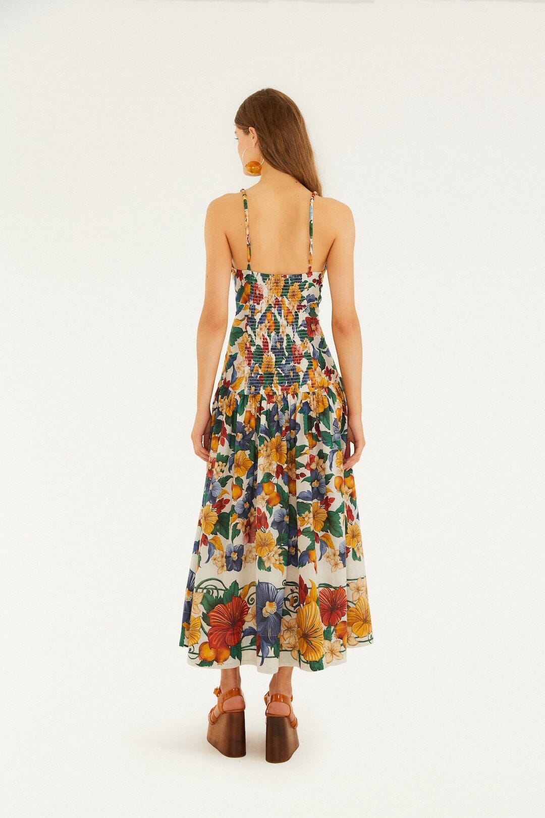 Off-White Tropi Embroidered Maxi Dress