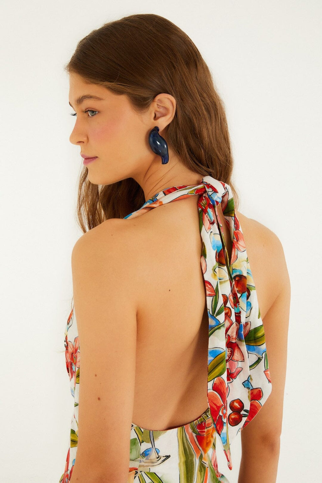 Off-White Cocktail Maxi Dress