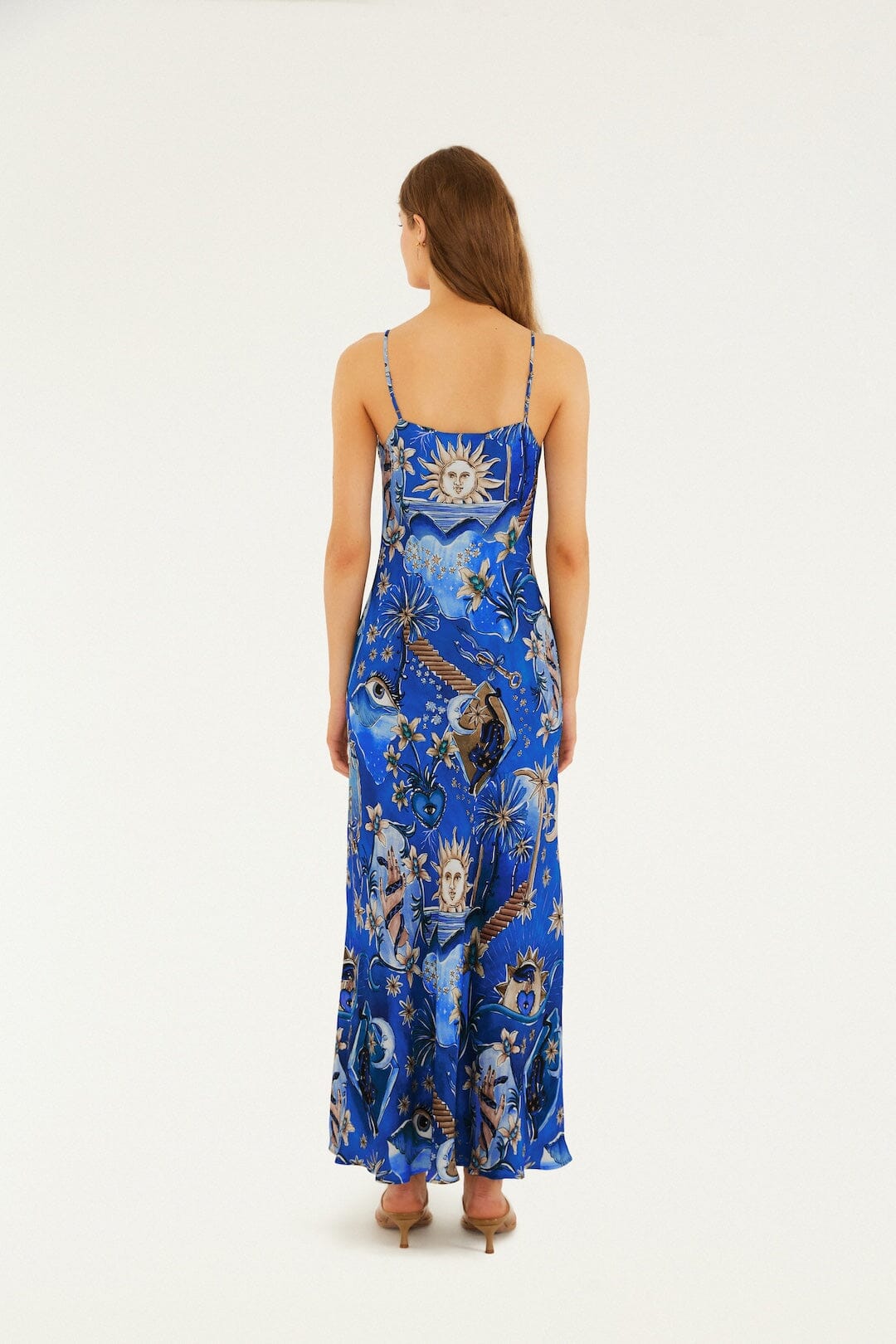 Blue Mystical  Maxi Dress