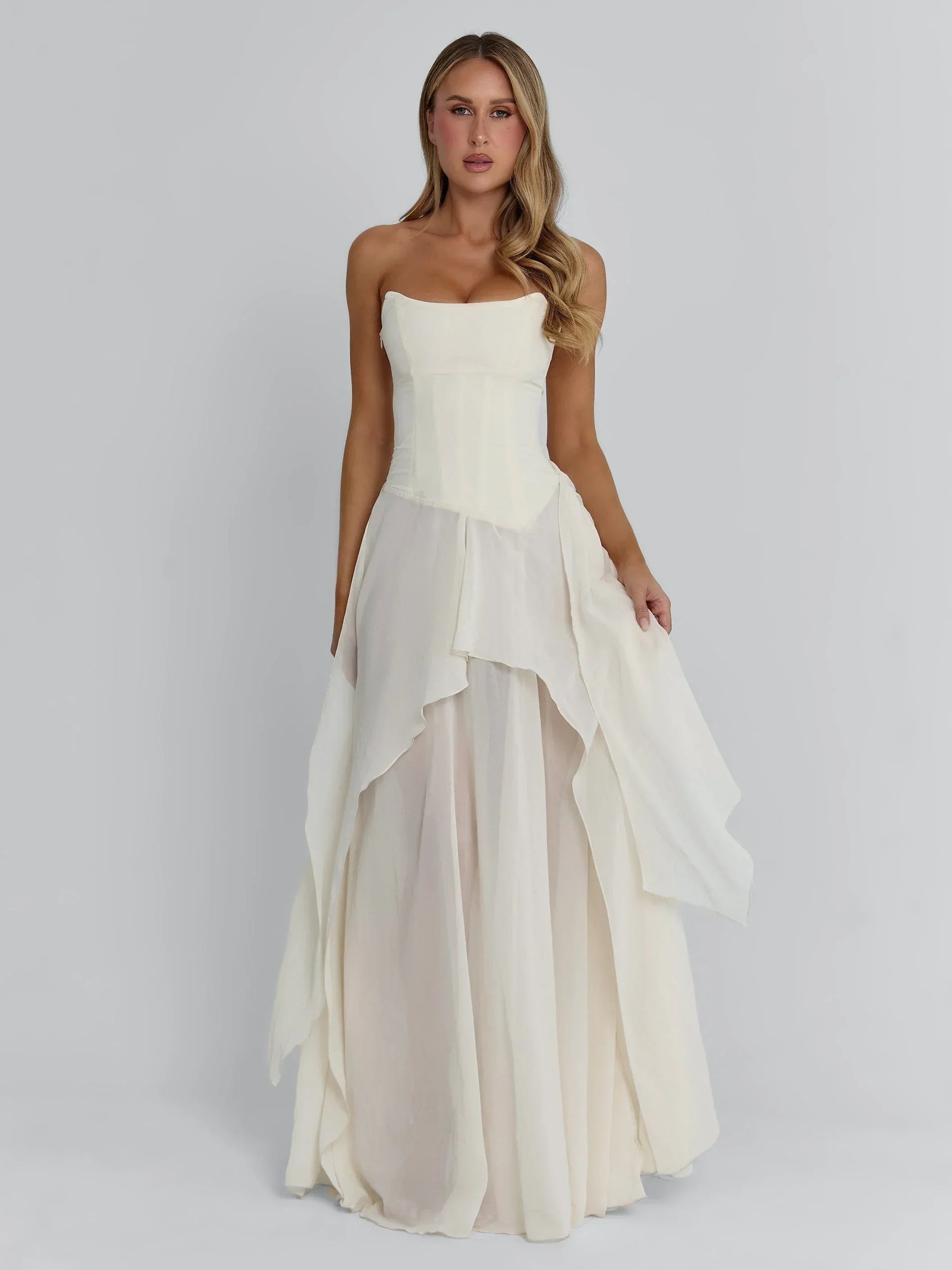 Lucy's EISLEY MAXI DRESS IVORY
