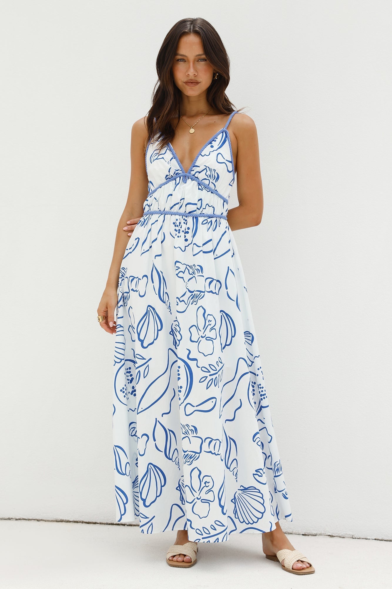 Paradise Bay Maxi Dress Blue