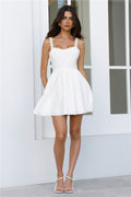 Delicate Daisy Mini Dress White