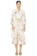 Rebellion Button Midi Dress
